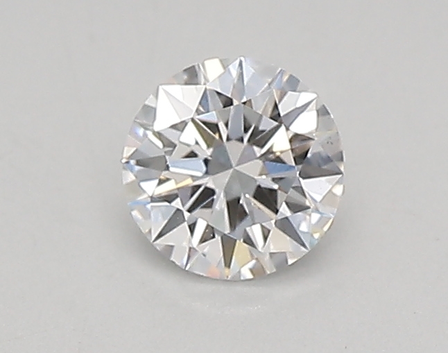 Actual 0.26 carat D Round lab-grown diamond