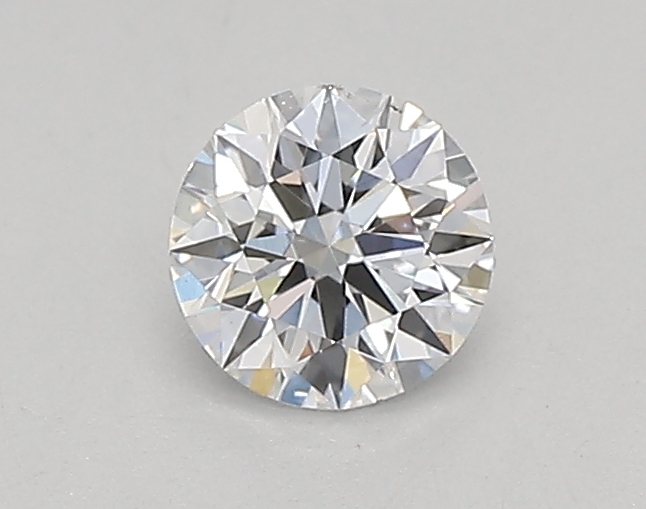 Actual 0.28 carat D Round lab-grown diamond