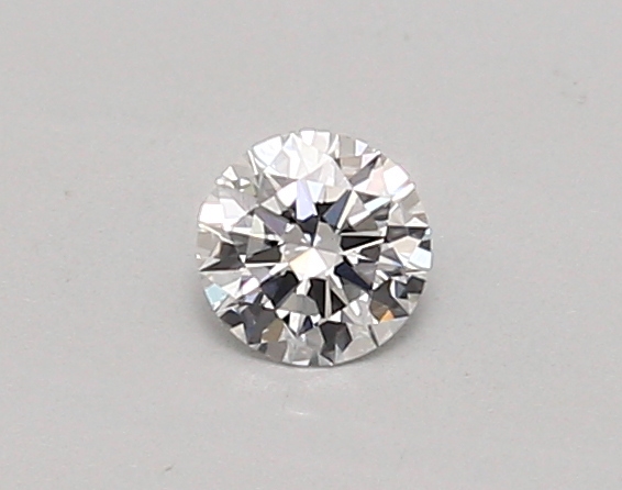 Actual 0.26 carat D Round lab-grown diamond