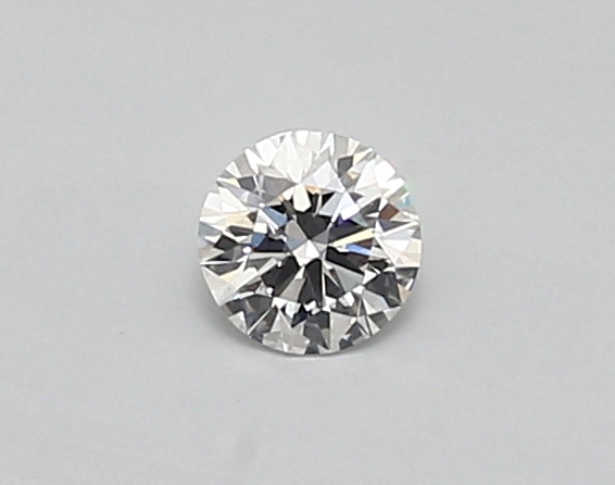 Actual 0.27 carat D Round lab-grown diamond