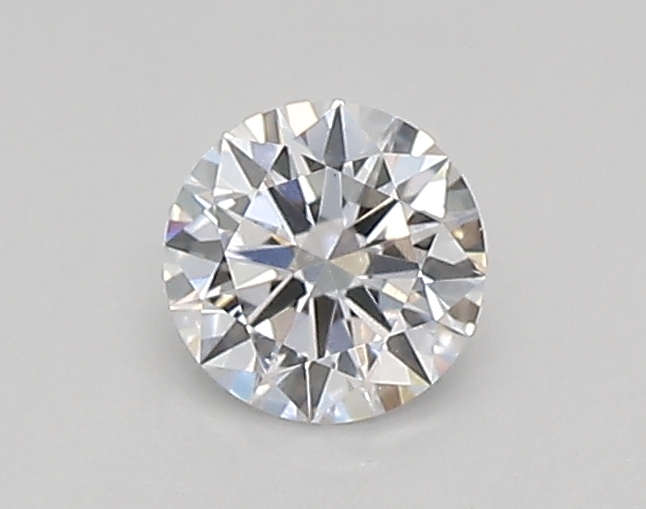 0.27 carat round lab-grown diamond