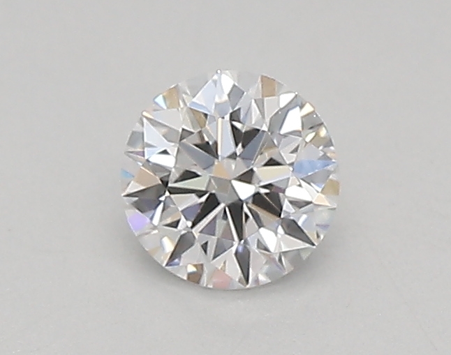 Actual 0.26 carat D Round lab-grown diamond