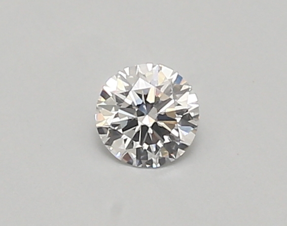 Actual 0.26 carat D Round lab-grown diamond