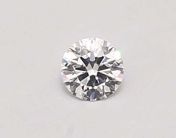 Actual 0.24 carat D Round lab-grown diamond