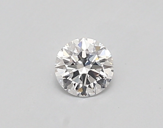 Actual 0.26 carat D Round lab-grown diamond