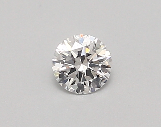 Actual 0.26 carat D Round lab-grown diamond