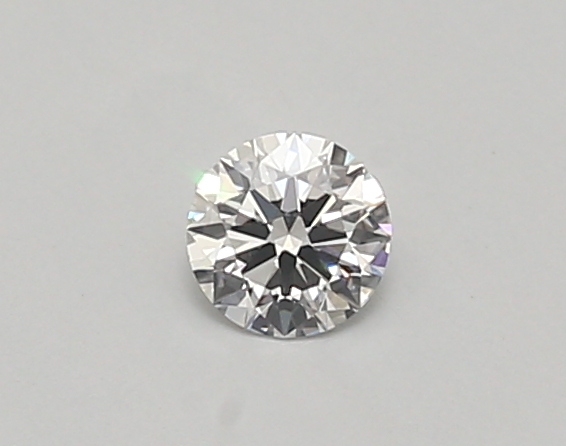 Actual 0.26 carat D Round lab-grown diamond
