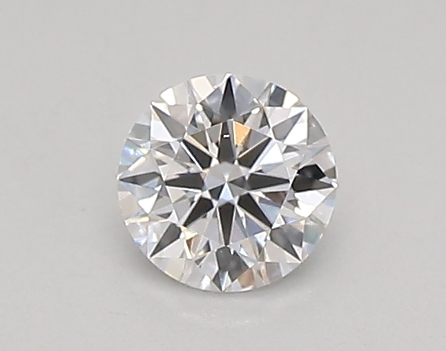 Actual 0.26 carat D Round lab-grown diamond
