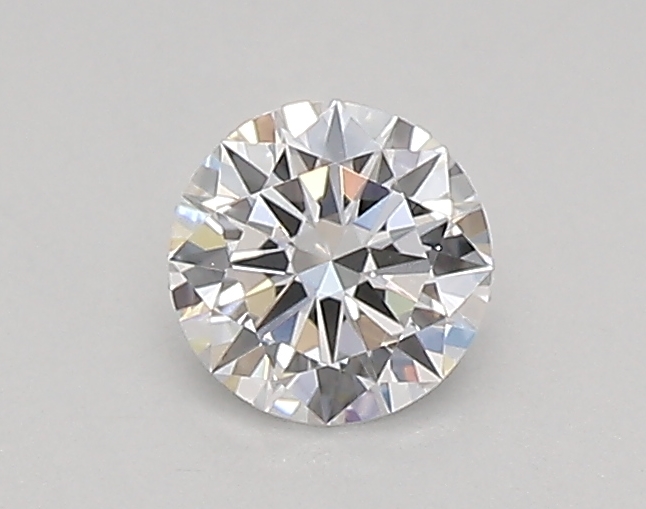 0.27 carat round lab-grown diamond