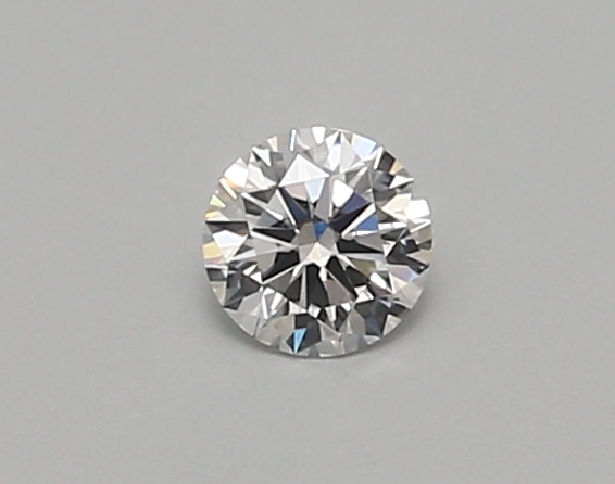 Actual 0.26 carat D Round lab-grown diamond