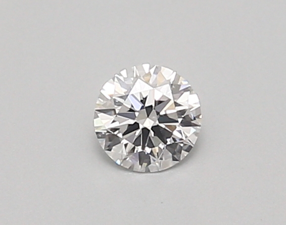 Actual 0.26 carat D Round lab-grown diamond