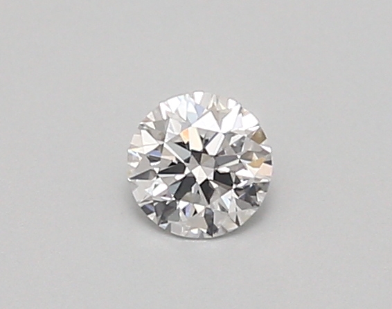 Actual 0.26 carat D Round lab-grown diamond