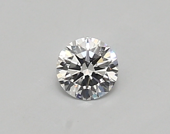 Actual 0.26 carat D Round lab-grown diamond
