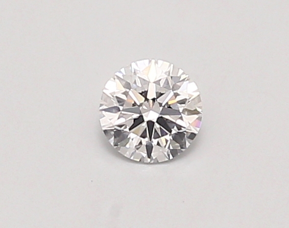 Actual 0.26 carat D Round lab-grown diamond