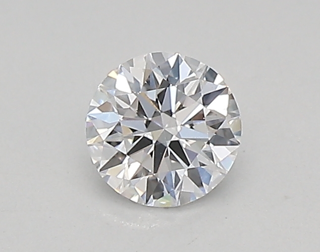 Actual 0.26 carat D Round lab-grown diamond