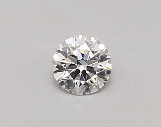 Actual 0.26 carat D Round lab-grown diamond