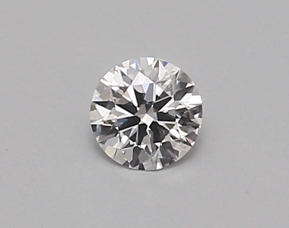 Actual 0.28 carat D Round lab-grown diamond
