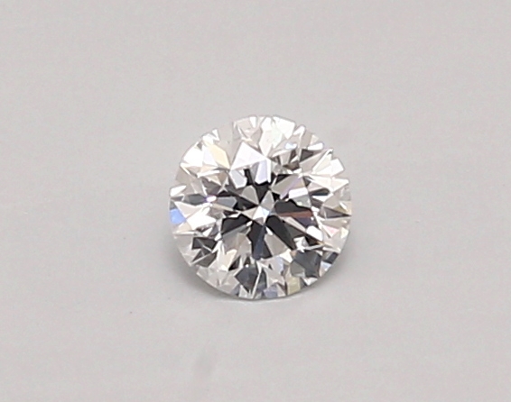 Actual 0.26 carat D Round lab-grown diamond