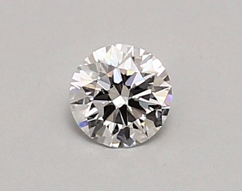 Actual 0.26 carat D Round lab-grown diamond