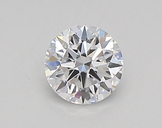 Actual 0.26 carat D Round lab-grown diamond