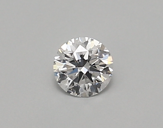 Actual 0.26 carat D Round lab-grown diamond