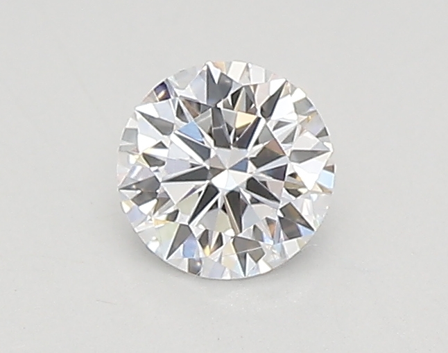 Actual 0.26 carat D Round lab-grown diamond