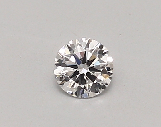 Actual 0.26 carat D Round lab-grown diamond