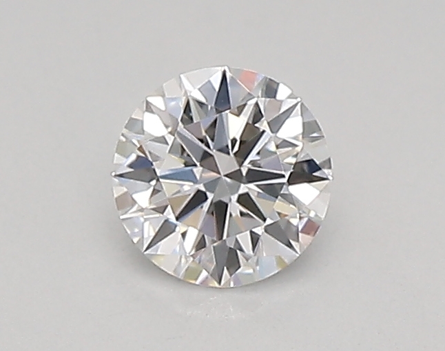 Actual 0.26 carat D Round lab-grown diamond