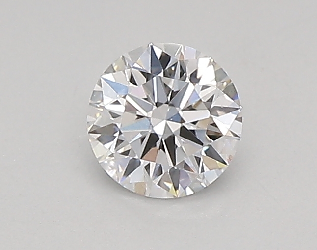 Actual 0.26 carat D Round lab-grown diamond