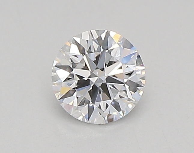Actual 0.26 carat D Round lab-grown diamond