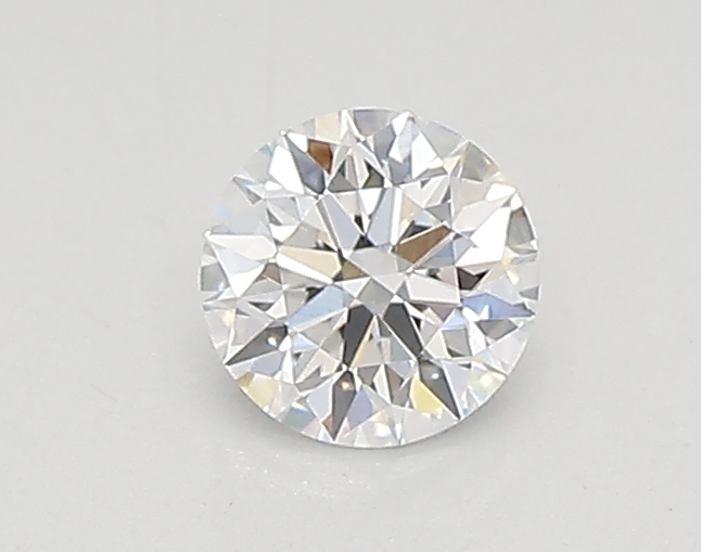 Actual 0.26 carat D Round lab-grown diamond