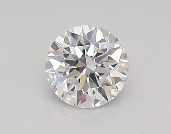 Actual 0.26 carat D Round lab-grown diamond