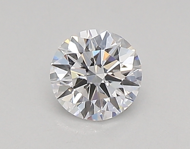 Actual 0.26 carat D Round lab-grown diamond