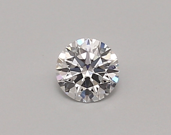 Actual 0.26 carat D Round lab-grown diamond