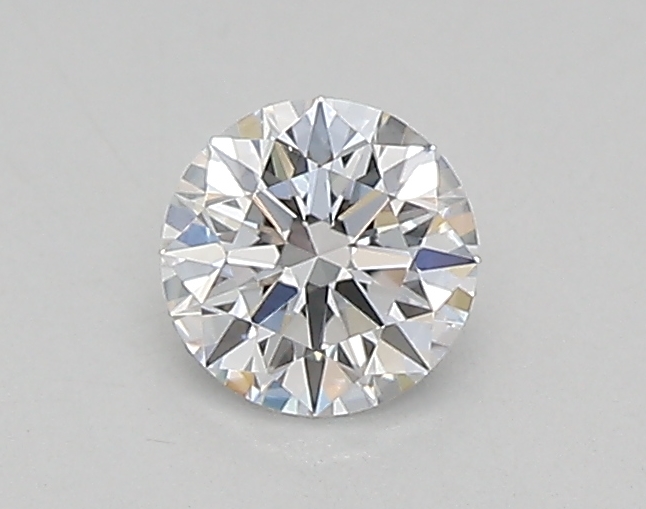 Actual 0.26 carat D Round lab-grown diamond