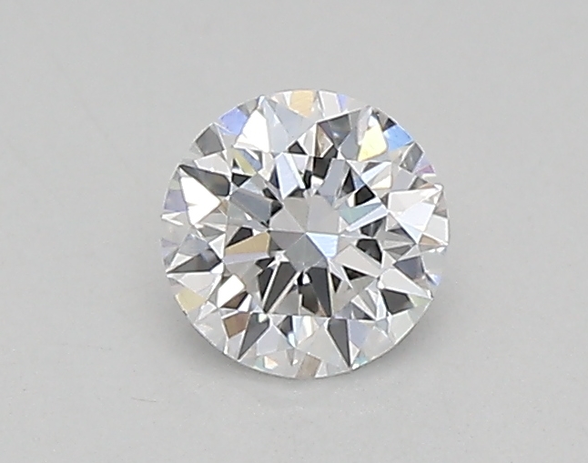 Actual 0.26 carat D Round lab-grown diamond