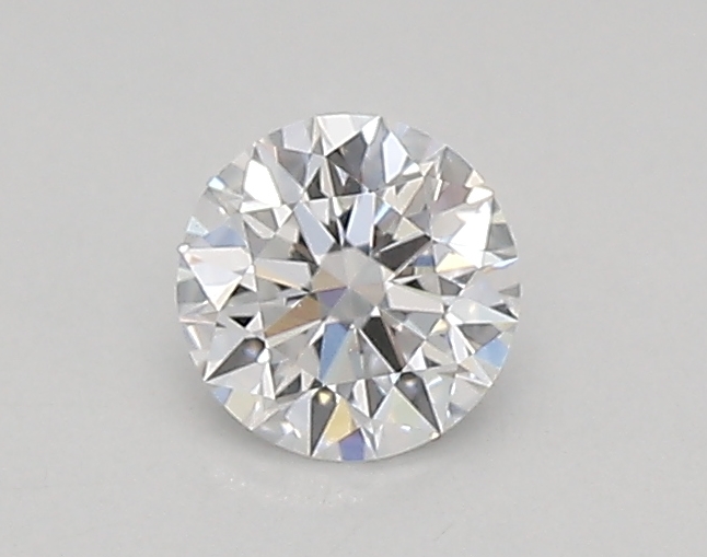 Actual 0.26 carat D Round lab-grown diamond