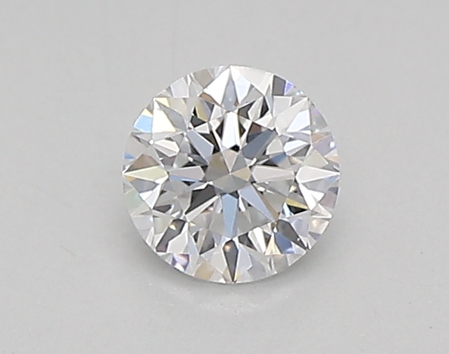 Actual 0.26 carat D Round lab-grown diamond