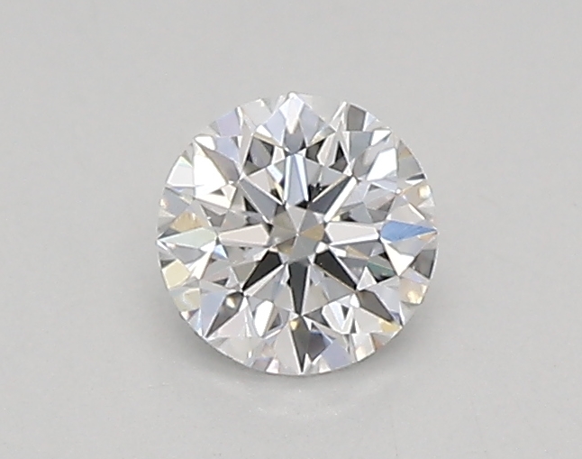 Actual 0.26 carat D Round lab-grown diamond