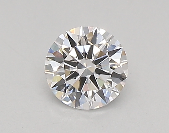 Actual 0.26 carat D Round lab-grown diamond