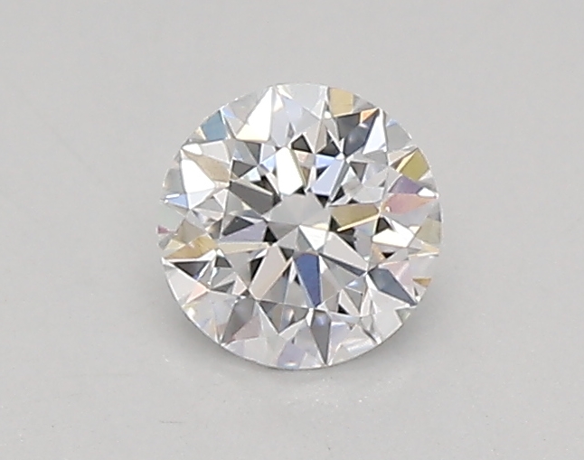 Actual 0.27 carat D Round lab-grown diamond