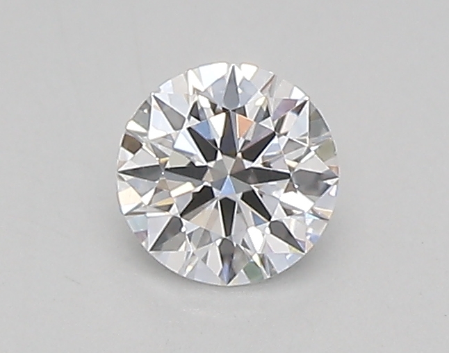 Actual 0.26 carat D Round lab-grown diamond