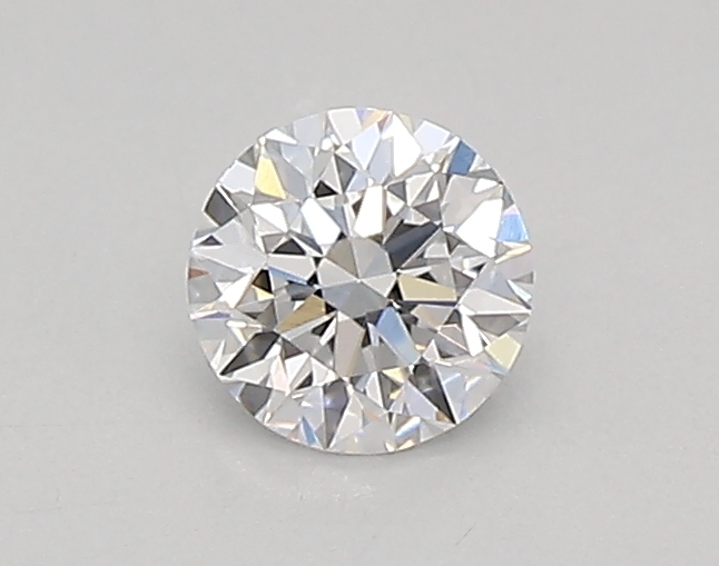Actual 0.26 carat D Round lab-grown diamond