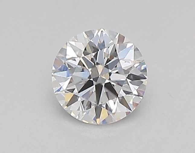 Actual 0.26 carat D Round lab-grown diamond