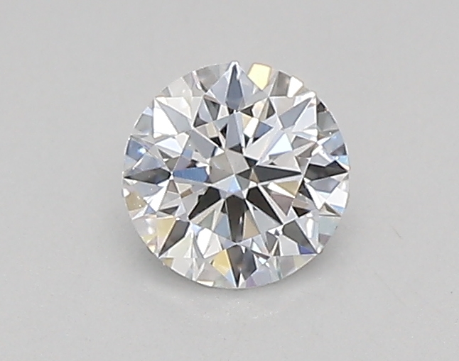 Actual 0.26 carat D Round lab-grown diamond