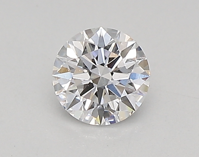 Actual 0.26 carat D Round lab-grown diamond