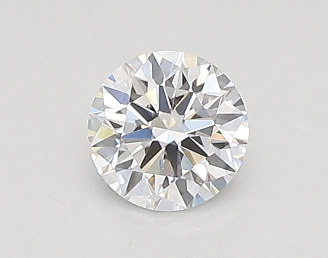 Actual 0.26 carat D Round lab-grown diamond