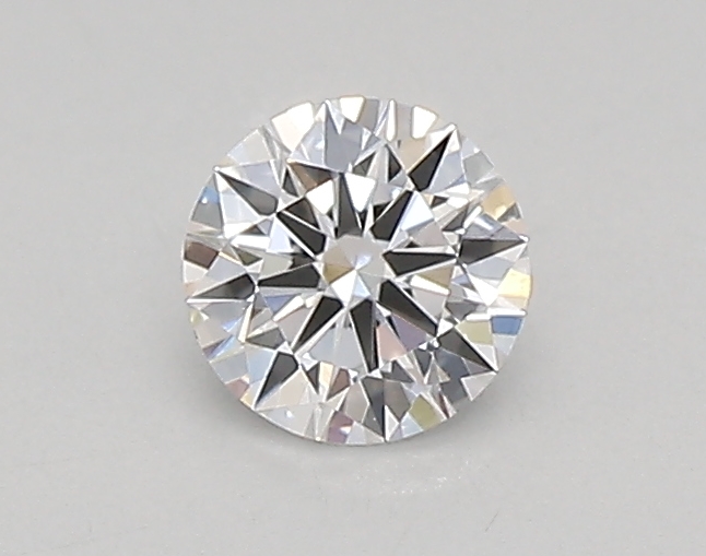 Actual 0.26 carat D Round lab-grown diamond