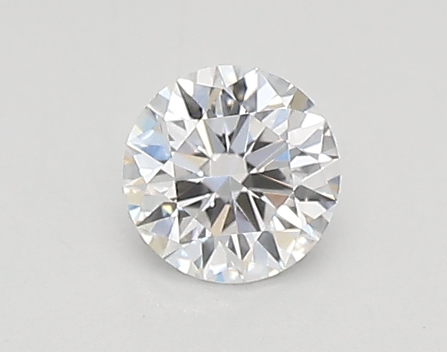 Actual 0.26 carat D Round lab-grown diamond