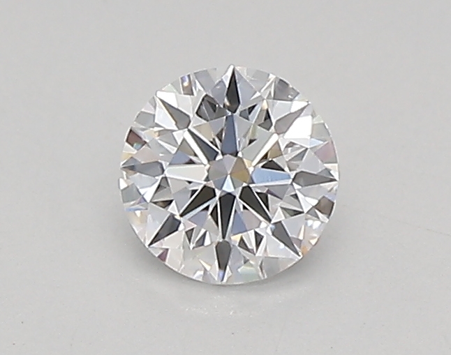 Actual 0.26 carat D Round lab-grown diamond